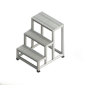 Aluminum alloy storage rack squeeze out