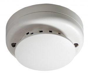 Plastic housing for gas fire detector