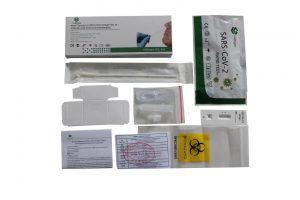 SARS-CoV-2 double-purpose PVC medical test tube